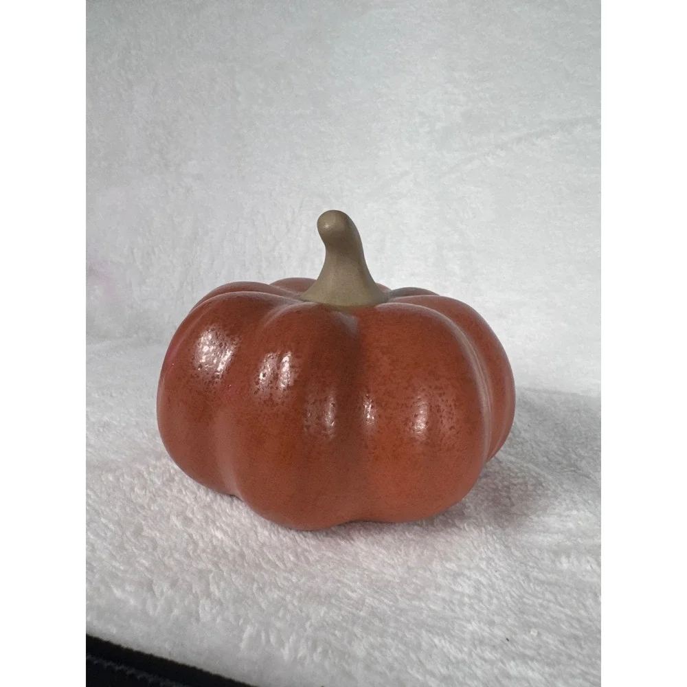 Threshold Pumpkin Figural Home Decor OS Terracotta Excellent Glazed Ceramic